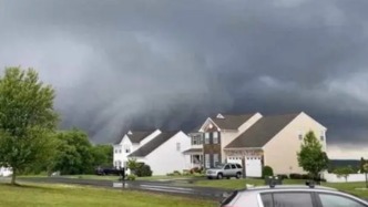 美国马里兰州多地遭龙卷风袭击，气象局已发布警报