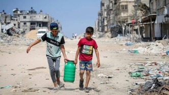 加沙供水设施遭以军严重破坏，严重影响当地民众身体健康